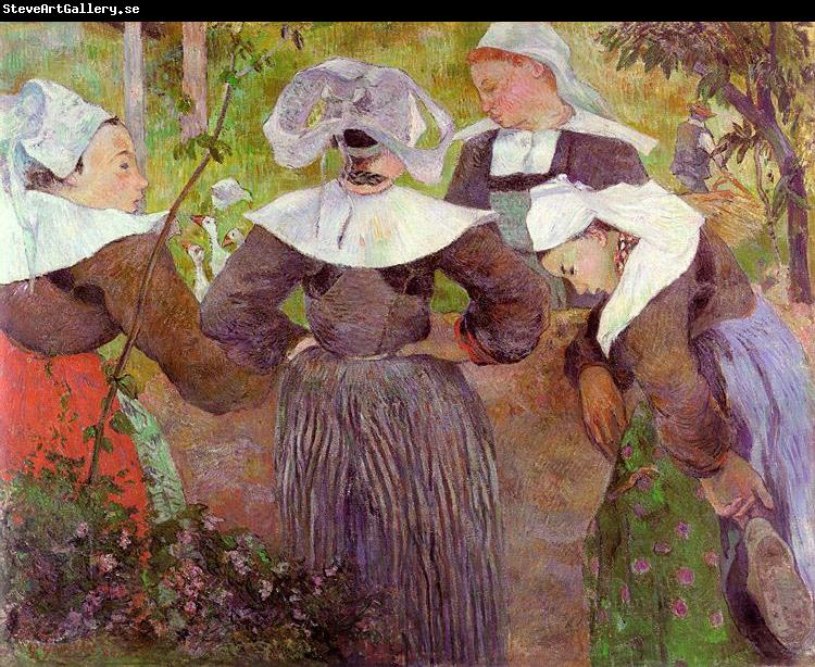 Paul Gauguin Four Breton Women